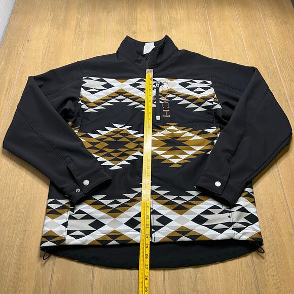 Cinch Mens Aztec Color Block Bonded Jacket Sz Large Rodeo Cowboy - Picture 8 of 14